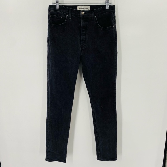 Reformation Denim - Reformation High Waist Skinny Jeans Black Size 29